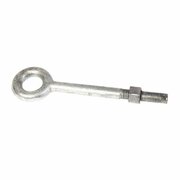 SOLID SHELVING 0.5 x 8 in. Galvanized Eyebolt with Nut SO3304342
